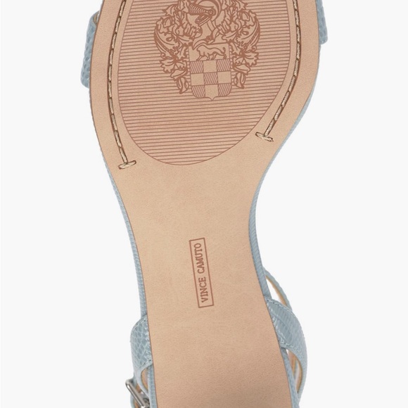NWT Vince Camuto Lilla Ankle Strap Sandal Celeste Blue 8.5 - Picture 6 of 8